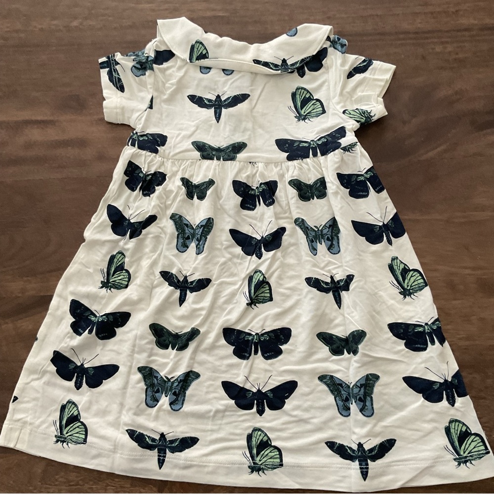 Kate Quinn White and Green Butterfly Dress Set - Picture 3 of 8